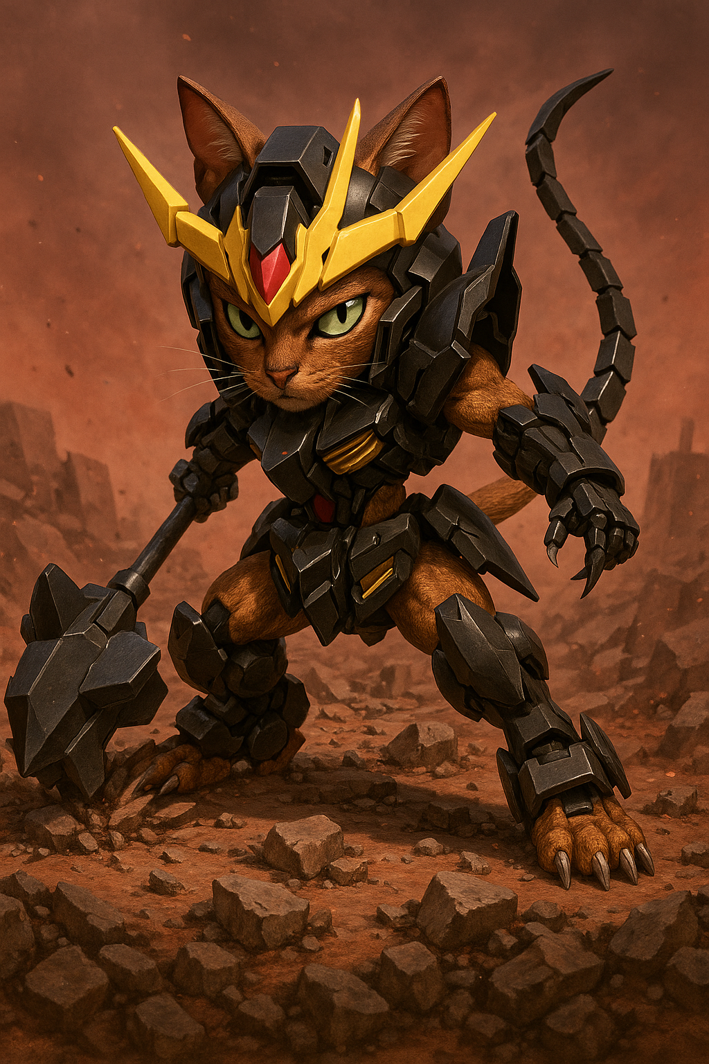 火星の戦場を駆ける鋼鉄のアビシニアン