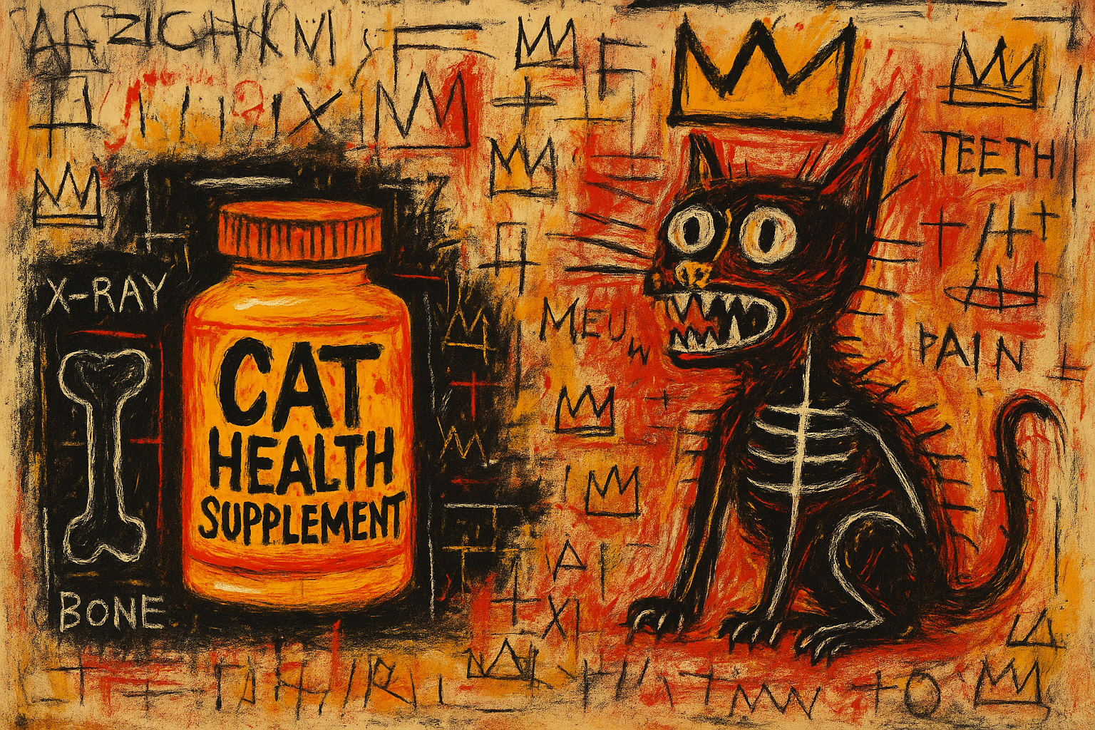 王冠をかぶった猫の叫び