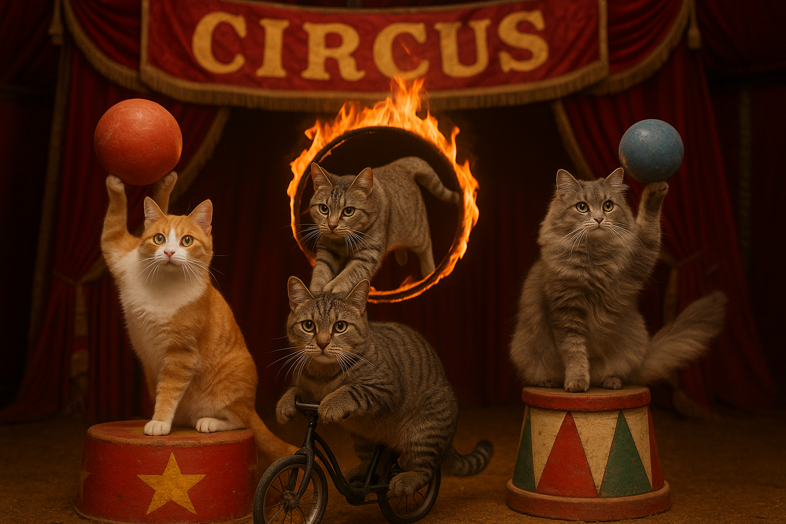 キャットサーカスの魔法の一夜