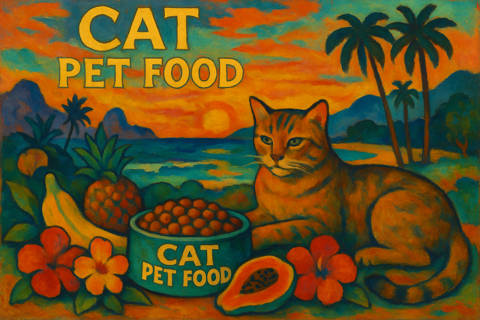 楽園のごちそう、南国のキャットフード