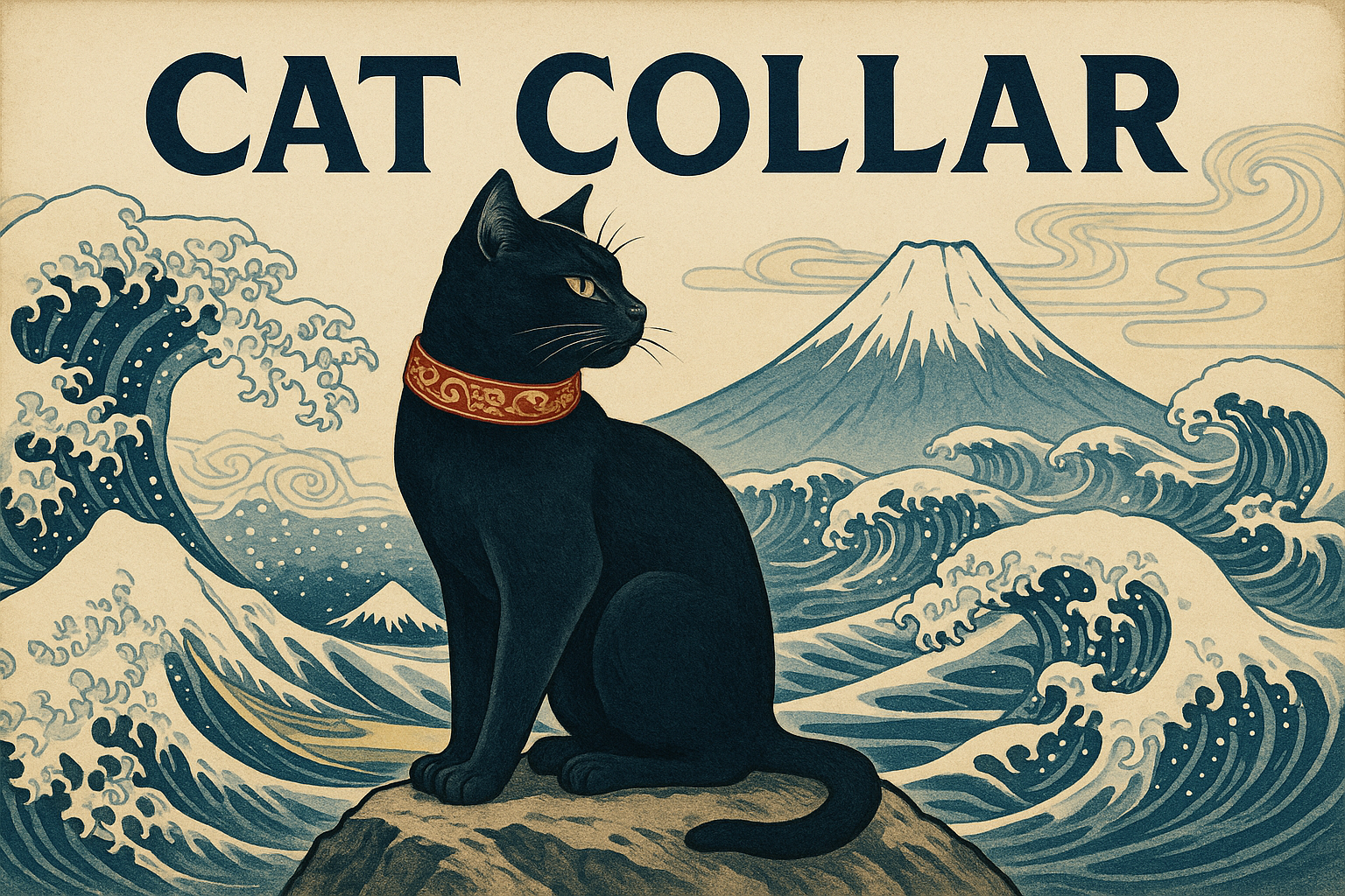 波間に映える猫の装い