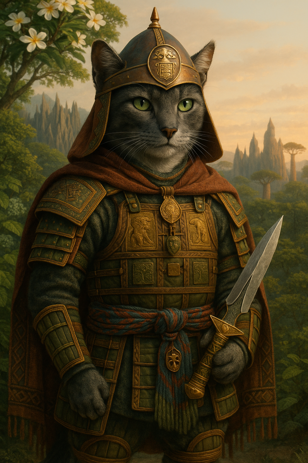 森を護る猫騎士・ライザン