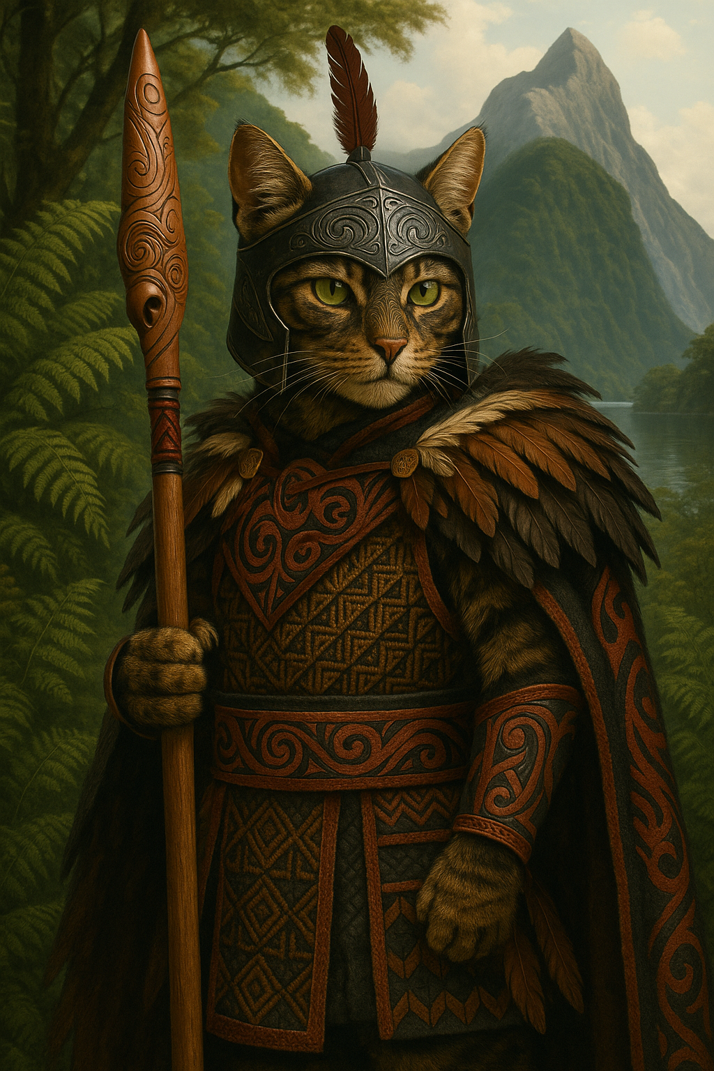森と誓いのマオリ猫騎士