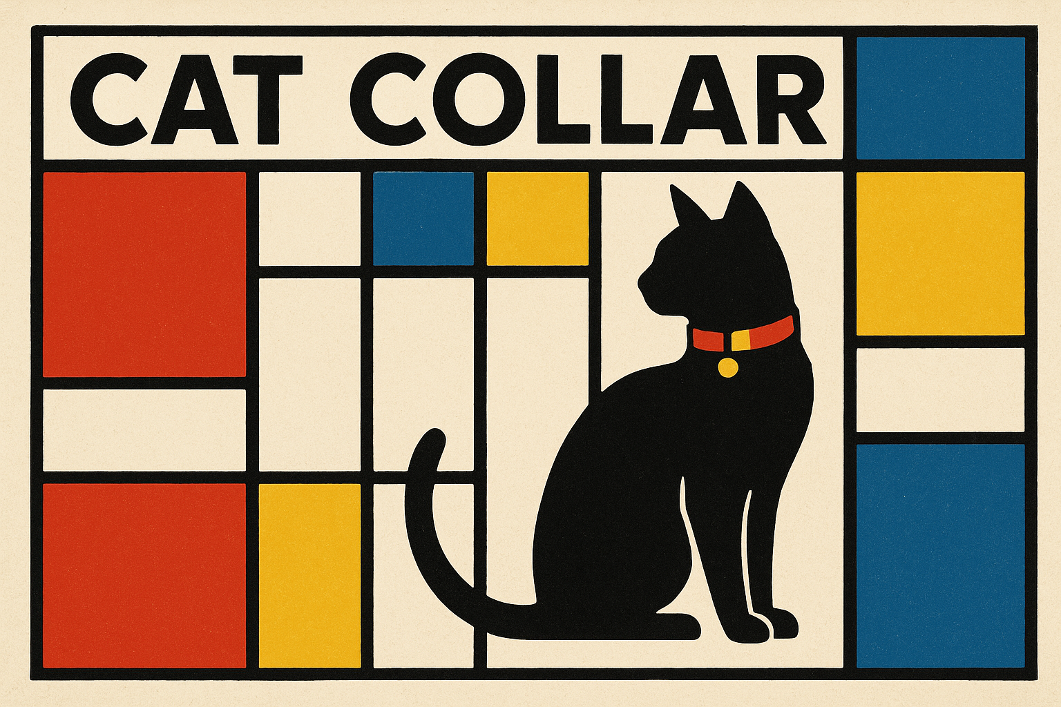 ラインと色彩で際立つ、モダンキャットスタイル。