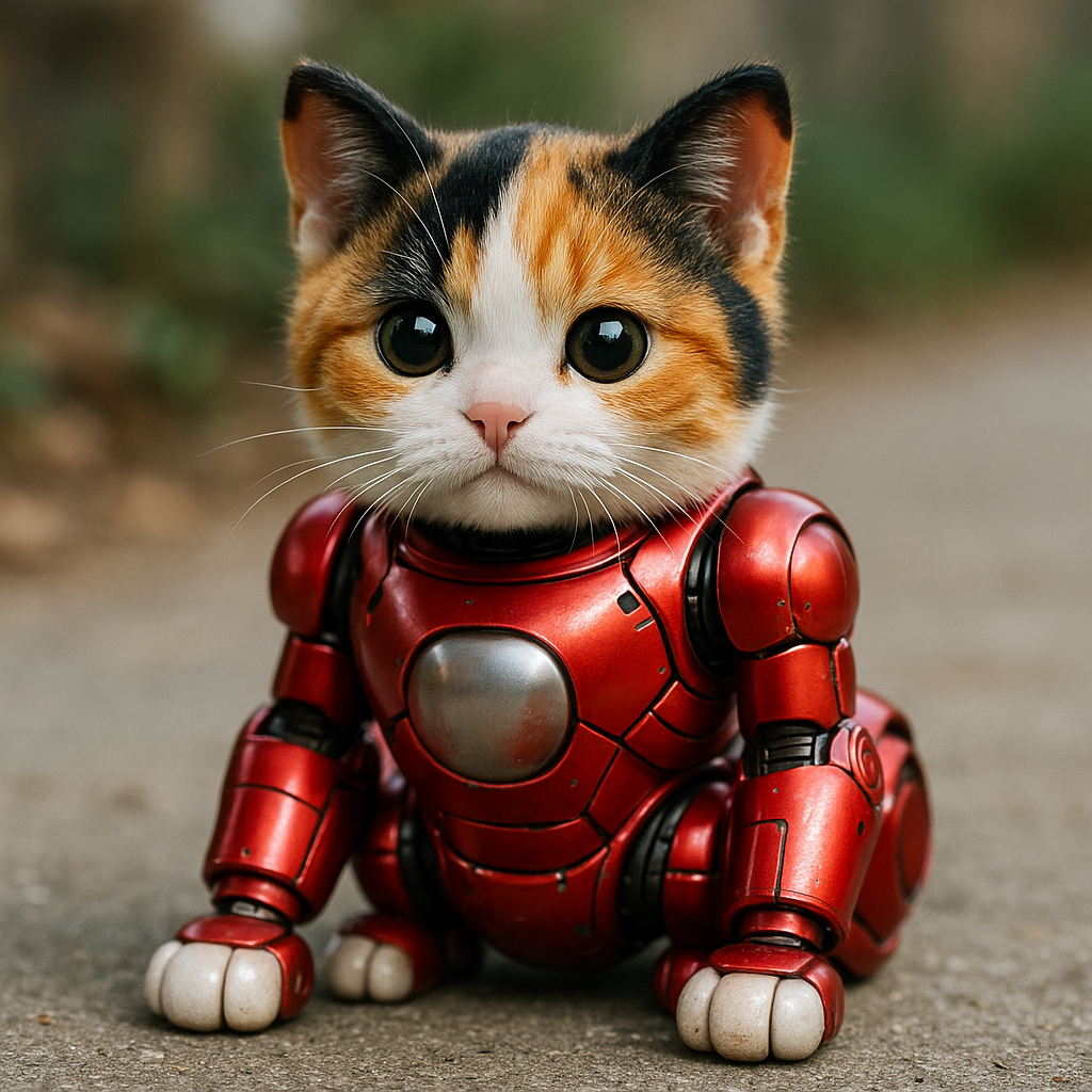アイアンにゃん:赤い装甲の小さな守護者