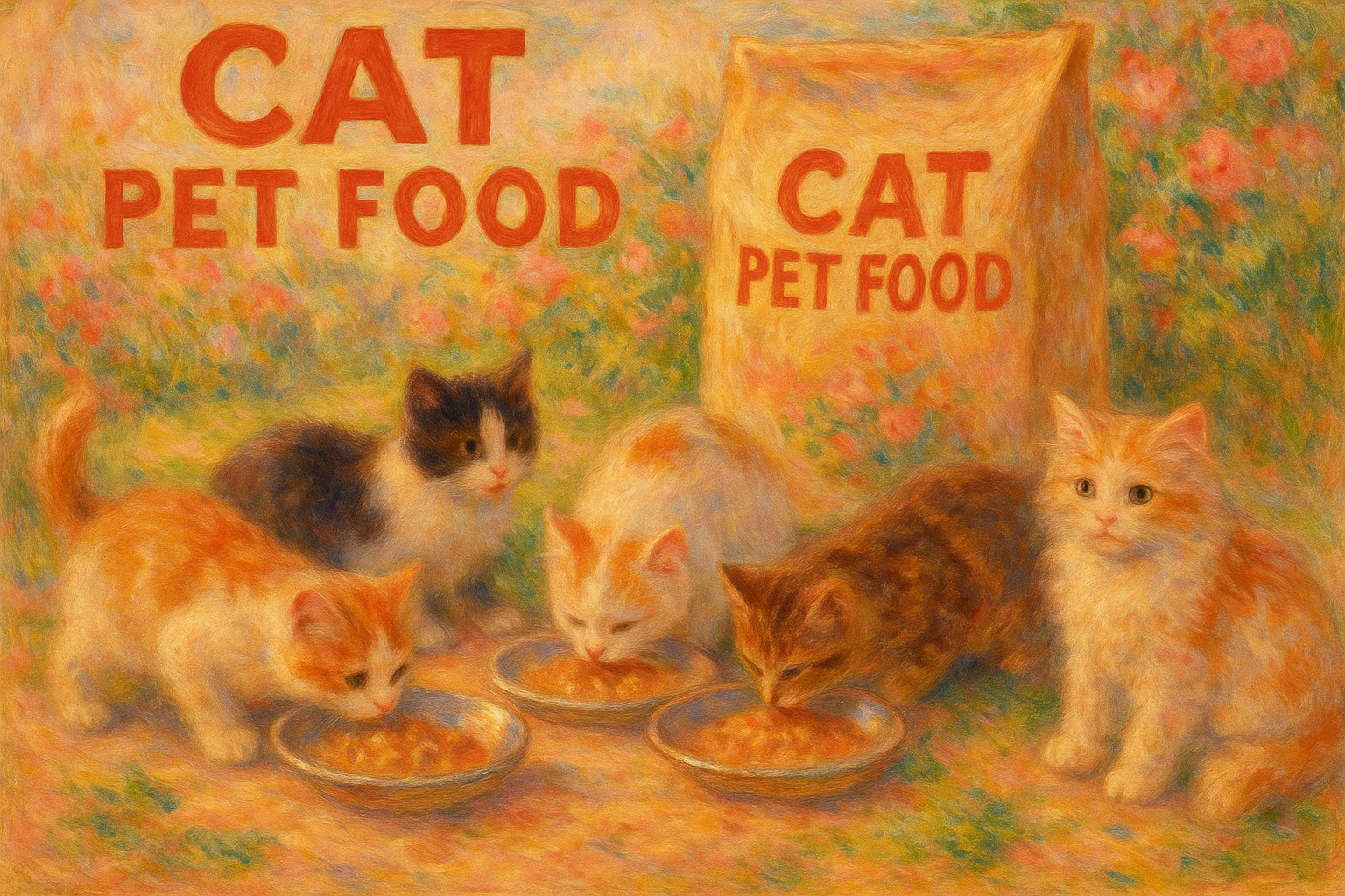 陽だまりのキャット・ランチタイム