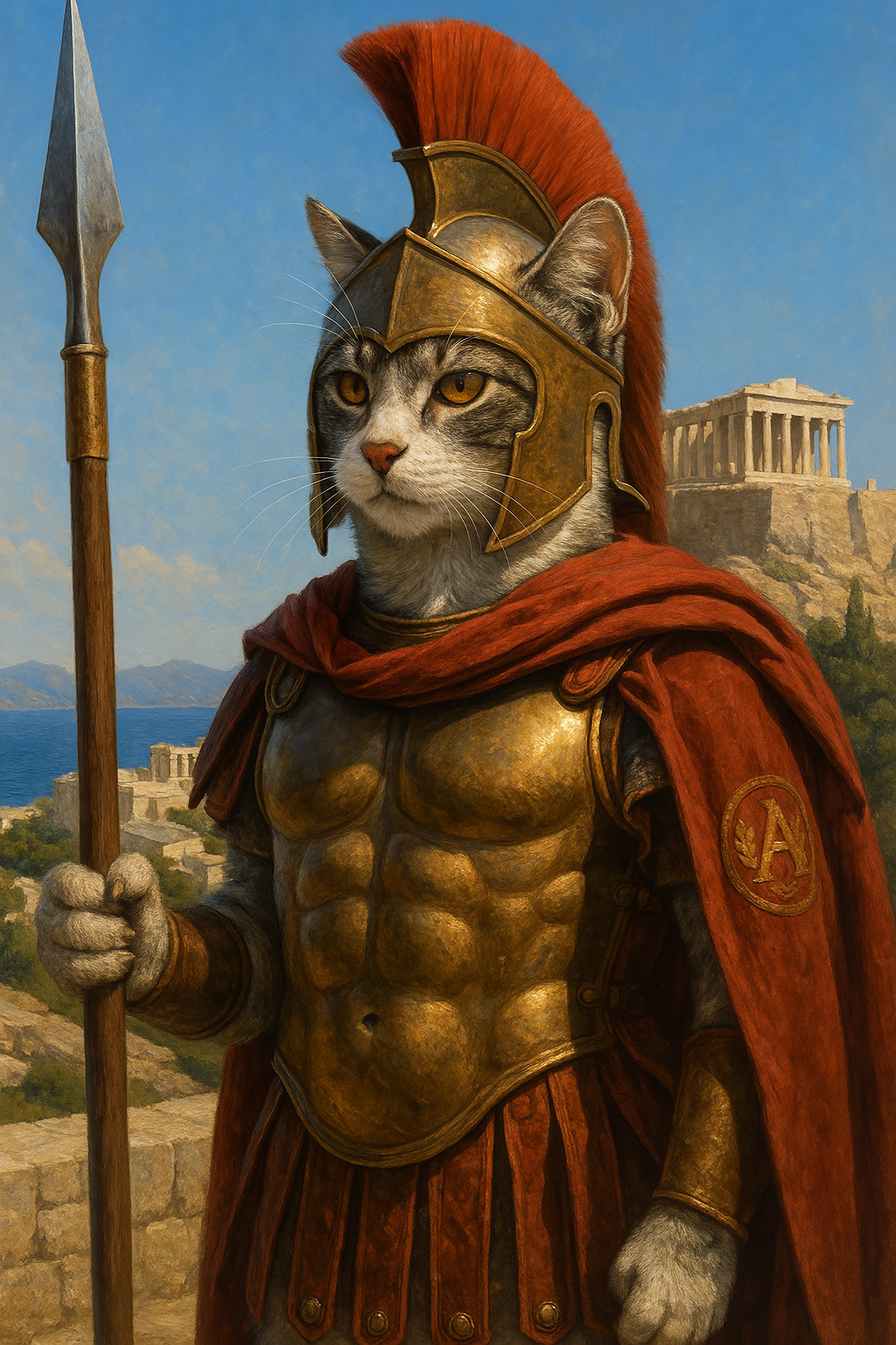 アクロポリスの守り猫