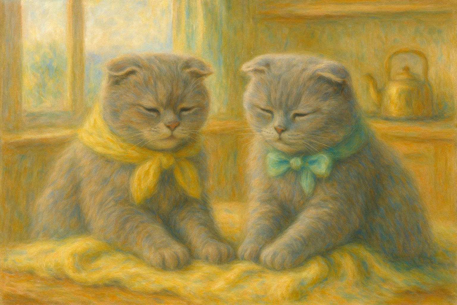 春のキッチンでこねこね日和