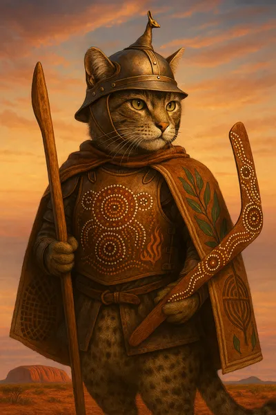 夢と大地を纏う猫戦士