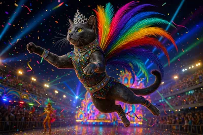 銀猫カーニバル！七色ジャンプの奇跡