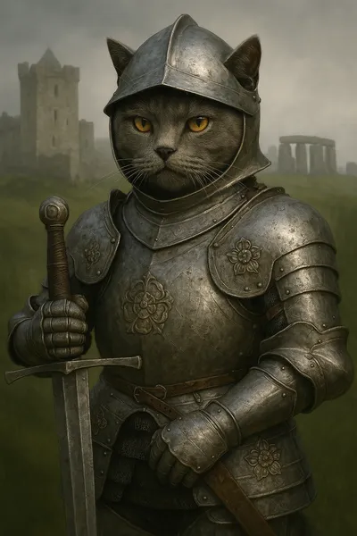 誇り高きイギリスの猫騎士