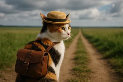 三毛猫ミル、旅立ちの朝