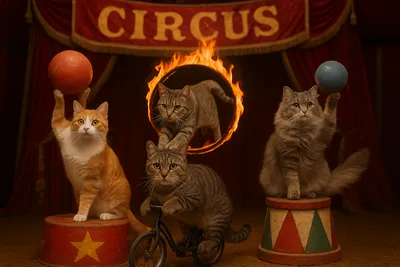 キャットサーカスの魔法の一夜