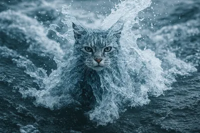 波濤(はとう)の守り猫