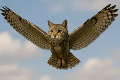 空飛ぶネコフクロウ、ソラの冒険