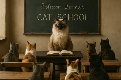 バーマン先生と7匹の生徒たち