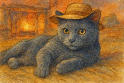 秋のぬくもりに包まれて眠るシャルトリュー