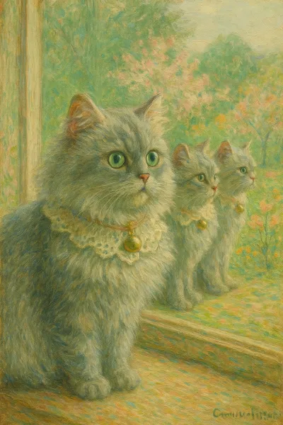 窓辺のベルと春の音