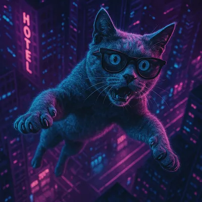 ナイトジャンプ ─ サイバースカイの猫