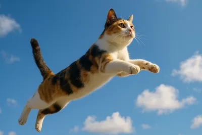 空翔ける三毛猫の冒険