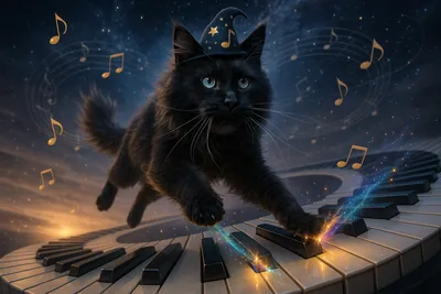 銀河交響楽ホールの魔法猫と響きの跳躍