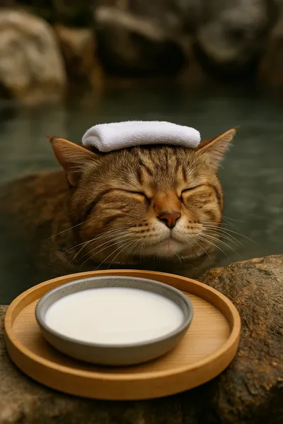 至福のひととき、露天風呂のハバナ