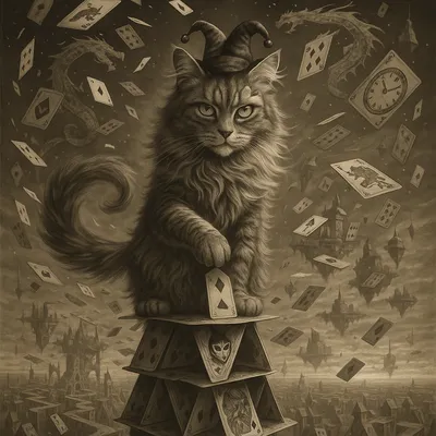 ジョーカー猫と空中トランプ迷宮の魔法劇