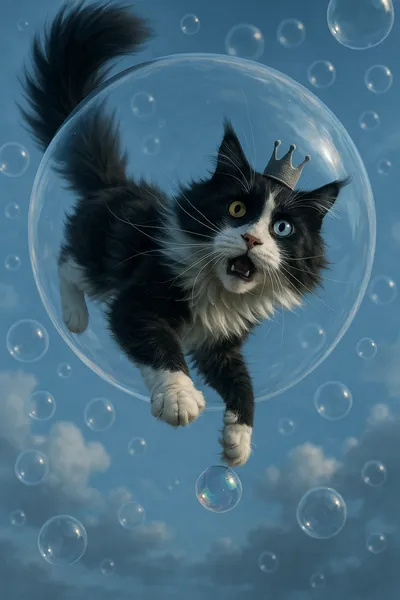 シャボン玉王の空中サーカス