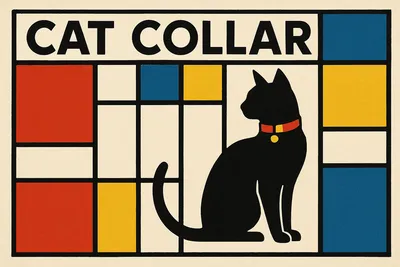 ラインと色彩で際立つ、モダンキャットスタイル。