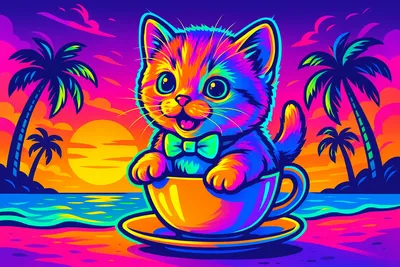 ティーカップに乗って南国へ逃避行