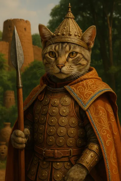 祖霊を継ぐ槍 — ナイジェリアの猫騎士