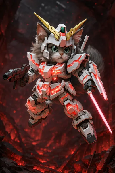 跳躍する紅の閃光