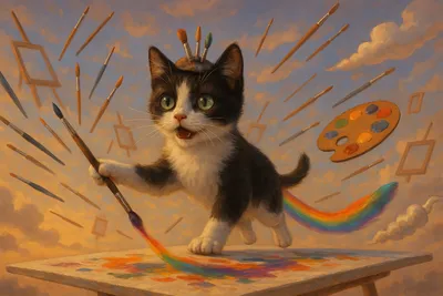 虹のしっぽと魔法の筆のアトリエ