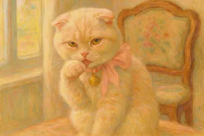 春の日差しと甘えん坊の猫