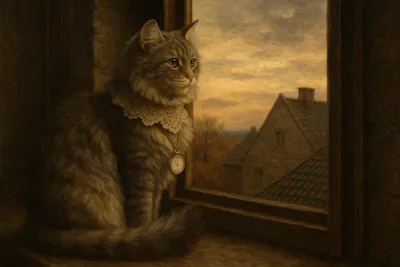 サイベリアン、夕暮れのまどべで