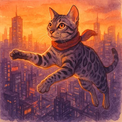 跳ねる銀の探訪者