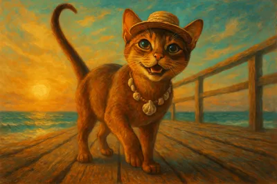 しっぽぴん!アビィと夕焼けのさんぽ道