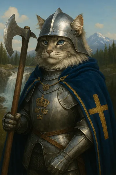 北の守護者 — スウェーデンの猫騎士とヴァイキングの誓い