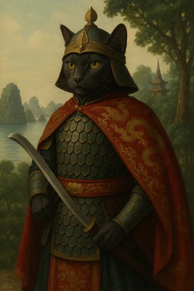 静かなる誓いの猫騎士 — ベトナムの守護者